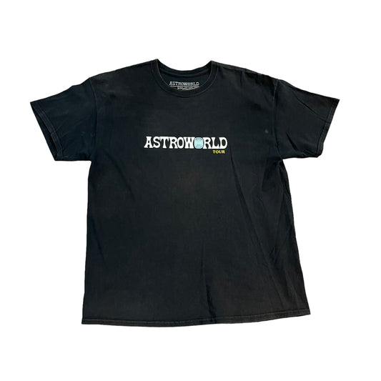 Travis Scott Astroworld Tour Inflatable Head Black Tee