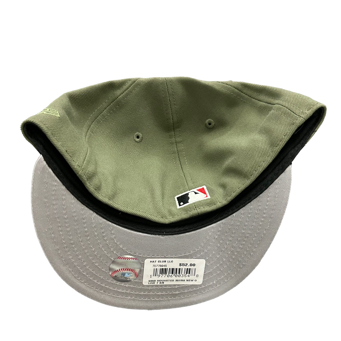 Astros Houston Spellout Olive Hat