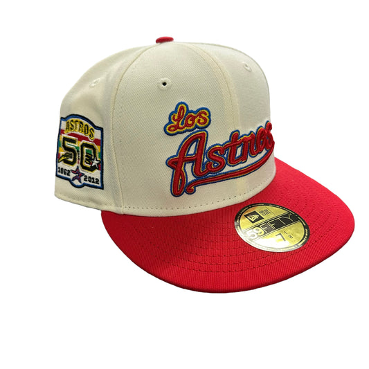 Los Astros Cream / Red Hat