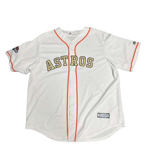 Astros 2017 WS Champs White Jersey