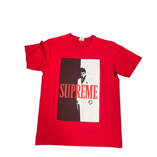 Supreme Scarface Split Red Tee