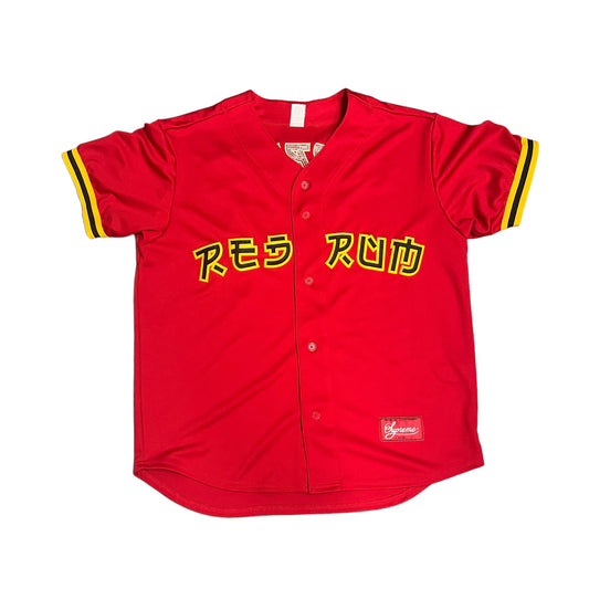 Supreme Red Rum Baseball Jersey