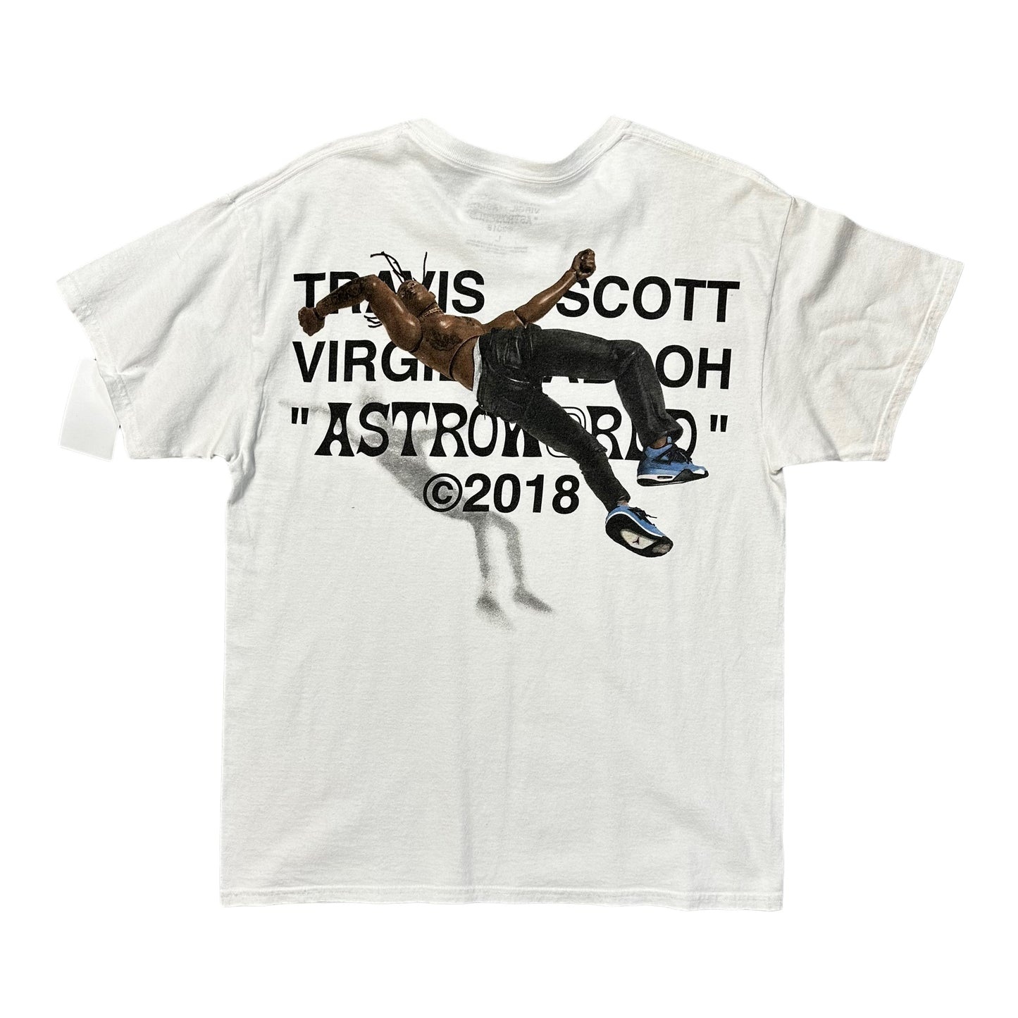 Travis Scott Virgil Abloh Astroworld Figure White Tee