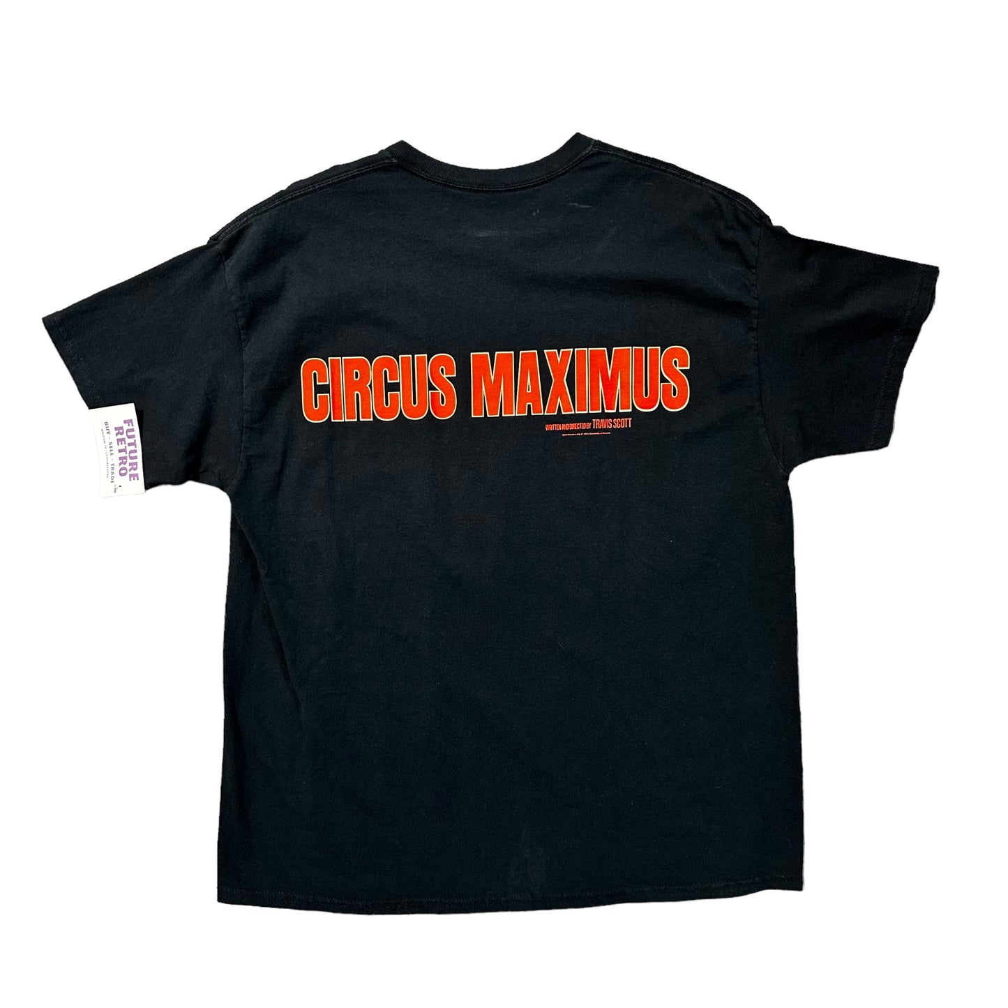 Travis Scott Circus Maximus Movie Black Tee