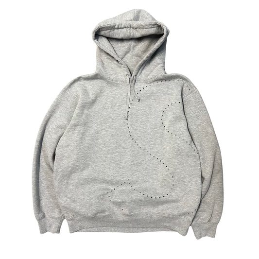 Supreme Holepunched Grey Hoodie