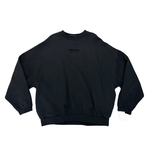 Essentials Black Crewneck