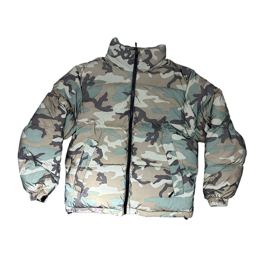 Supreme Reflective Camo Puffer Jacket