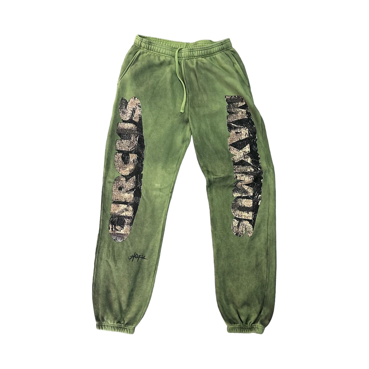 Travis Scott Circus Maximus Tour Green Sweatpants