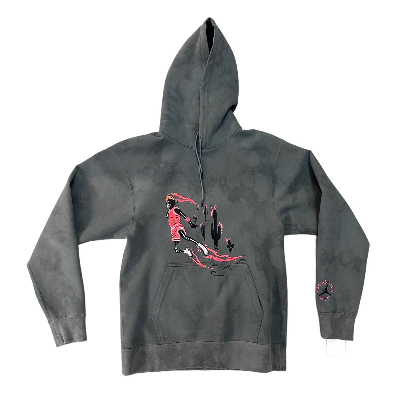 Travis x Jordan Grey Wash Hoodie