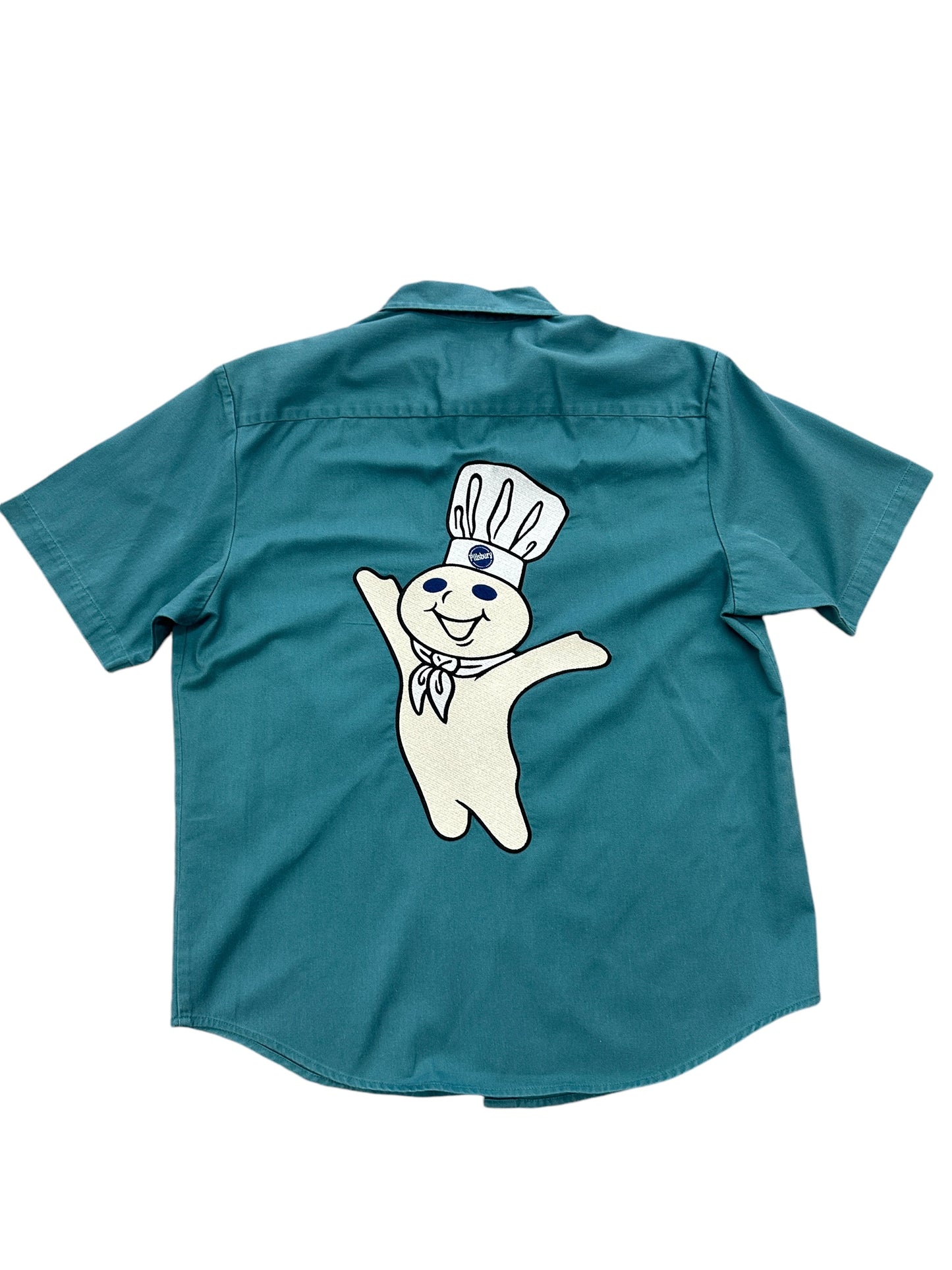 Supreme Pillsbury Teal Button Up