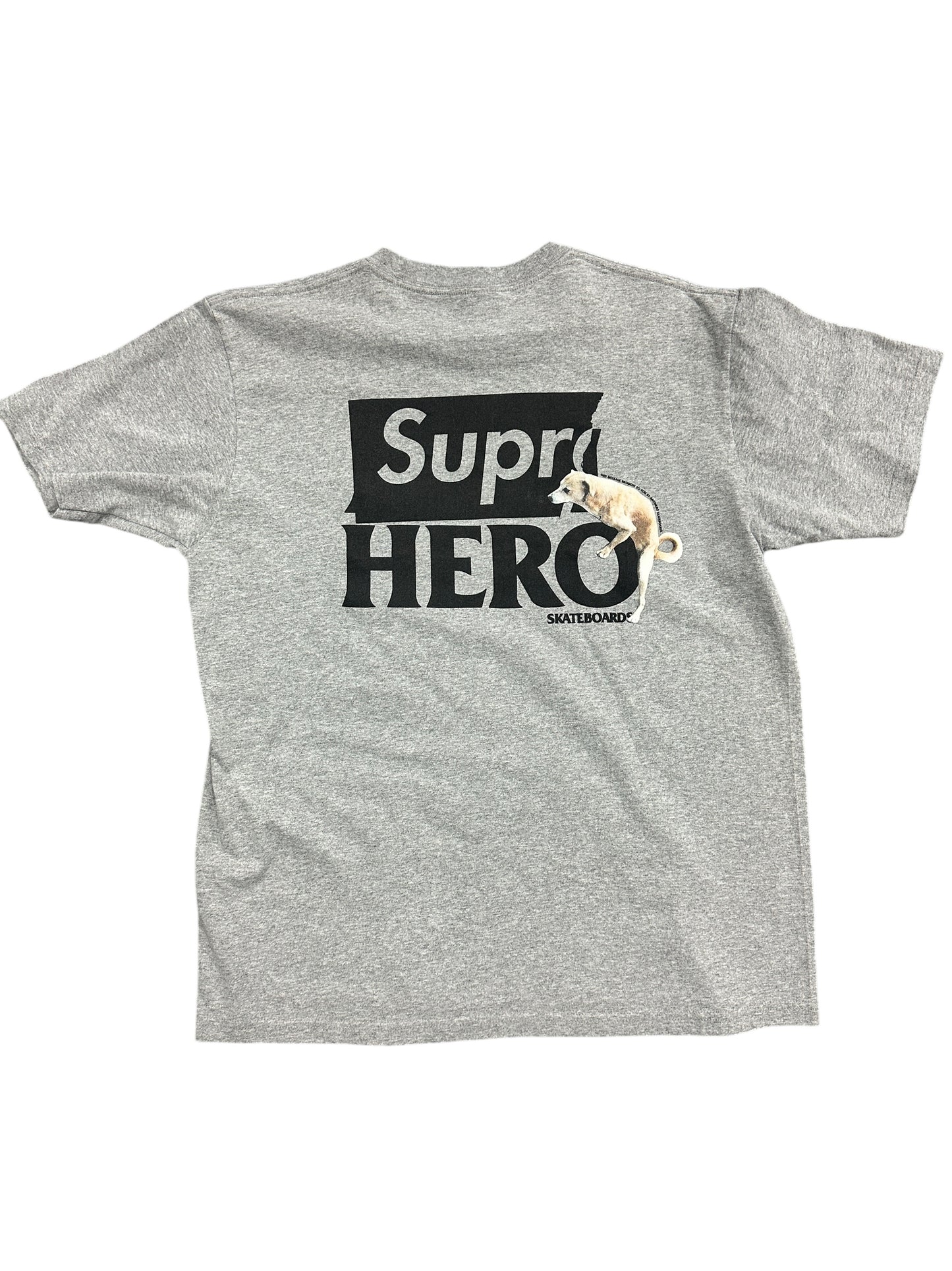 Supreme Hero Dog Grey Tee