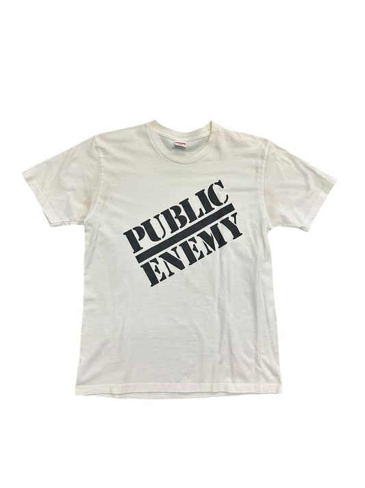 Supreme Public Enemy White Tee