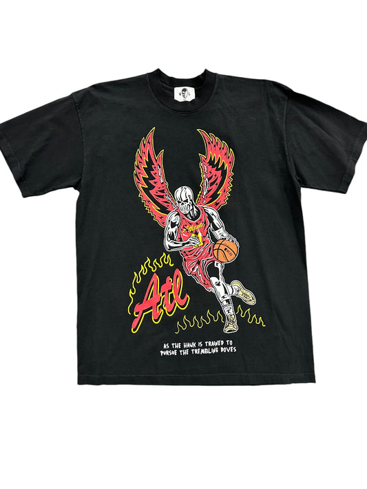 Warren Lotas ATL Hawks Black Tee