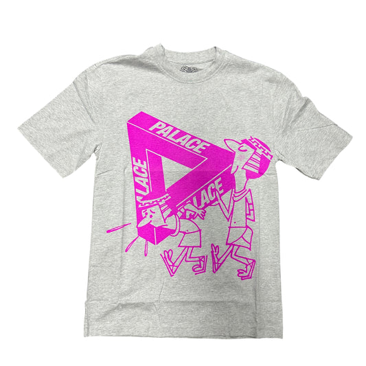 Palace Pink Tri Grey Tee