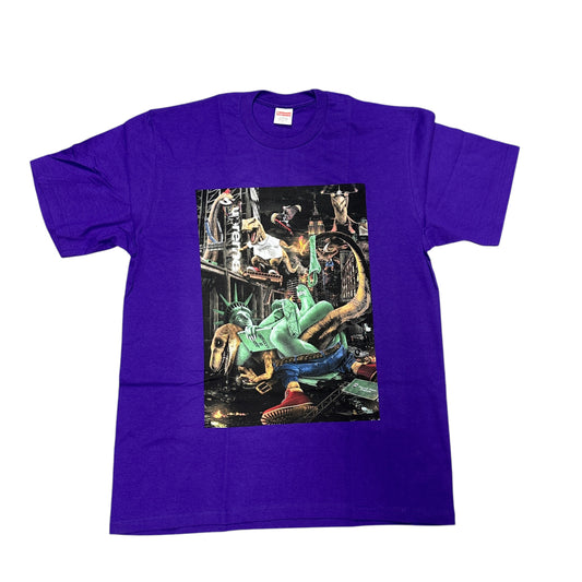 Supreme Dinosaurs Purple Tee