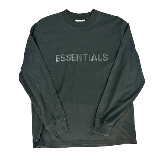 Essentials Black L/S Tee