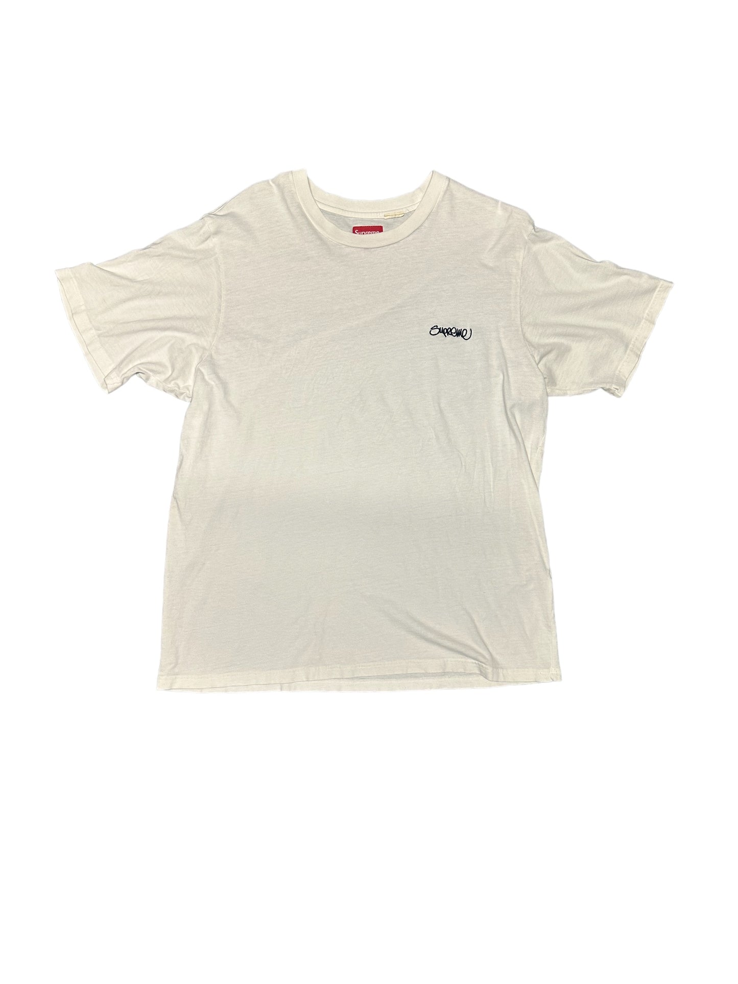 Supreme Script White Tee