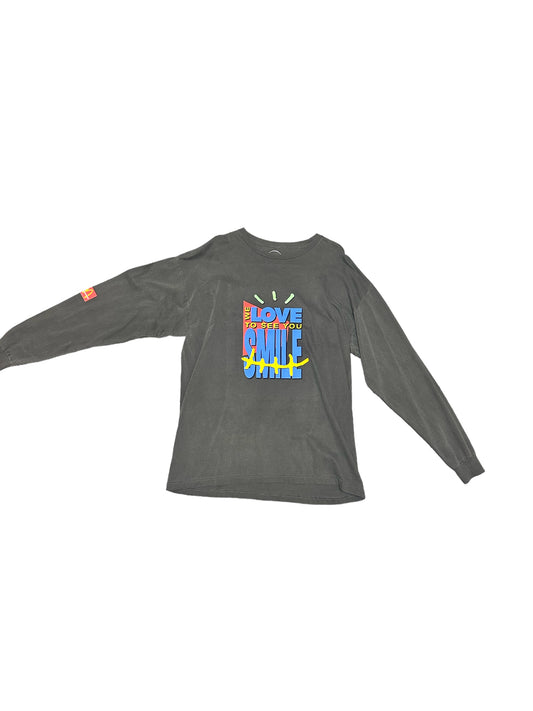 Travis Scott x McDonalds Smile L/S Grey Tee