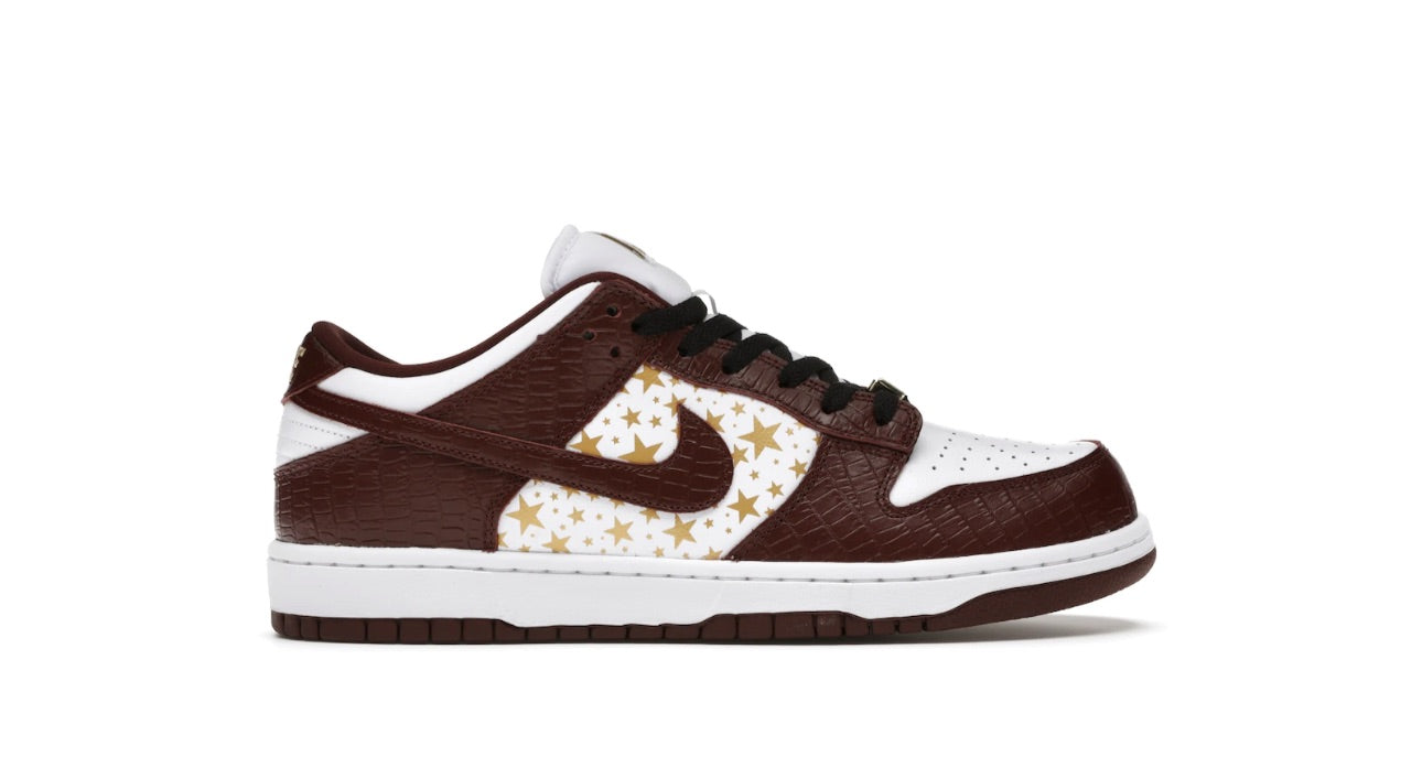 Nike SB Dunk Low “Supreme Stars Barkroot Brown” - DH3228 103