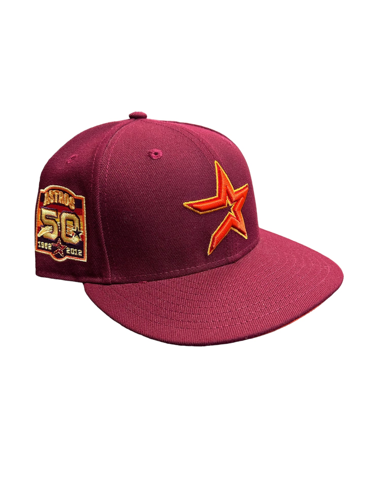 Houston Astros Maroon/Orange Hat