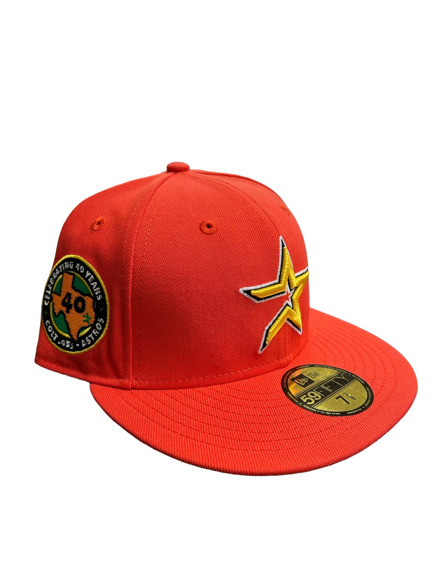 Houston Astros Open Star Orange/Green Hat