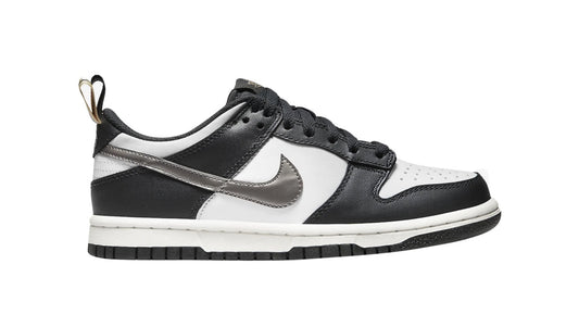 Nike Dunk Low “Black White Metallic” (GS) - DH9764 001