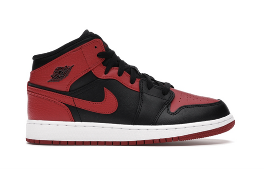 Jordan 1 Mid “Banned” (GS) - 554725 074