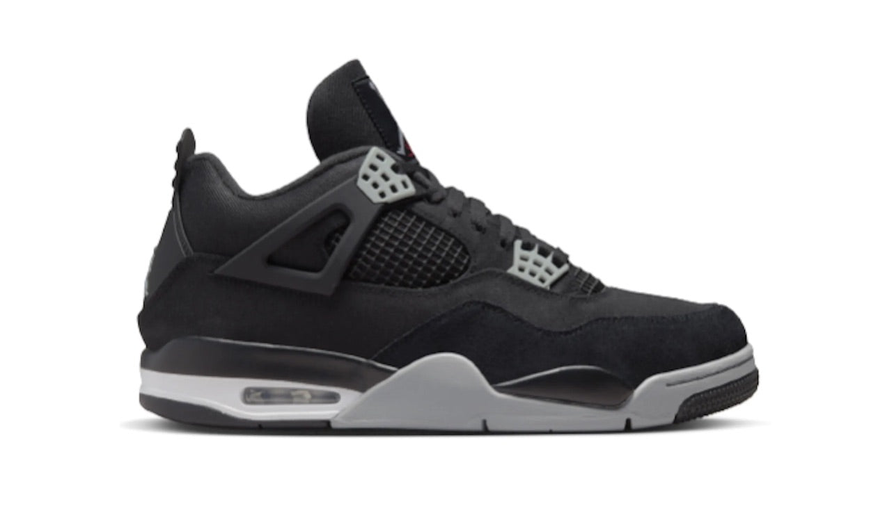 Jordan 4 Retro “Black Canvas” (GS) - DV0553 006