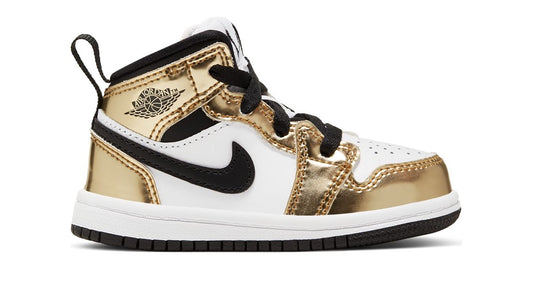 Jordan 1 Mid “Metallic Gold Black White” (TD) - DC1424 700