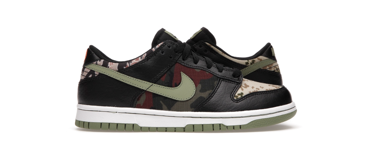 Nike Dunk Low “Crazy Camo” (GS) - DB1909 001