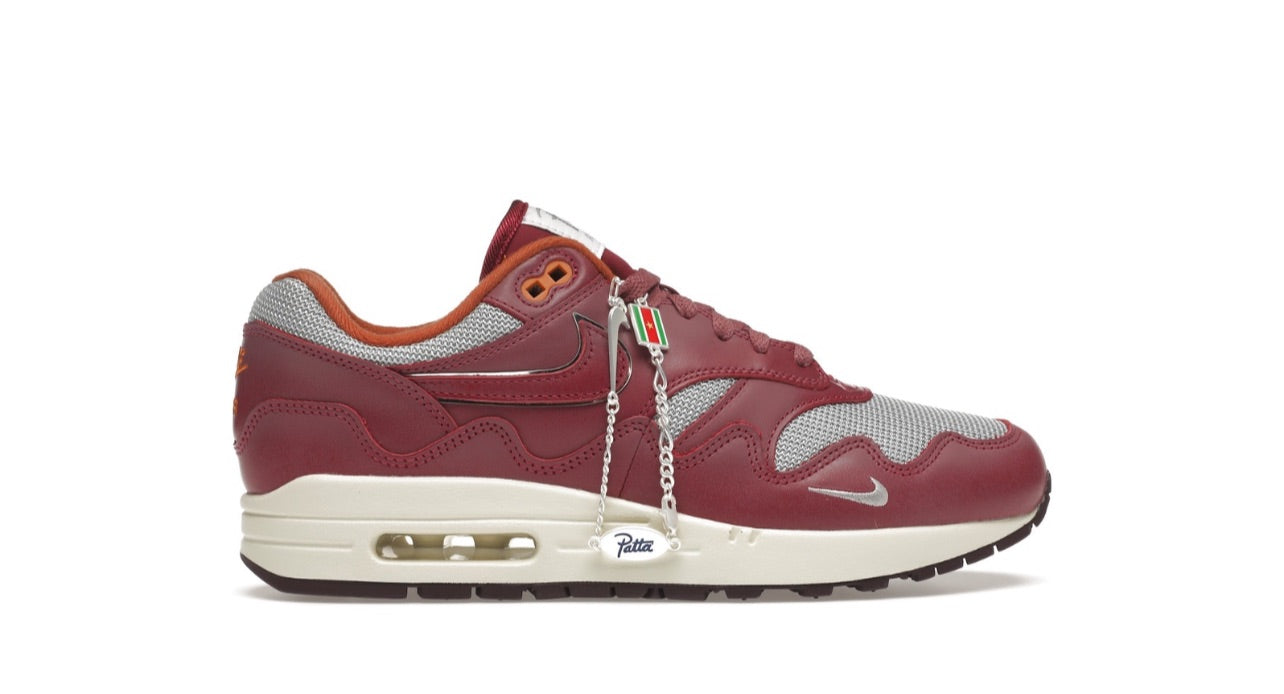 Nike Air Max 1 “Patta Waves Rush Maroon” - DO9549 001