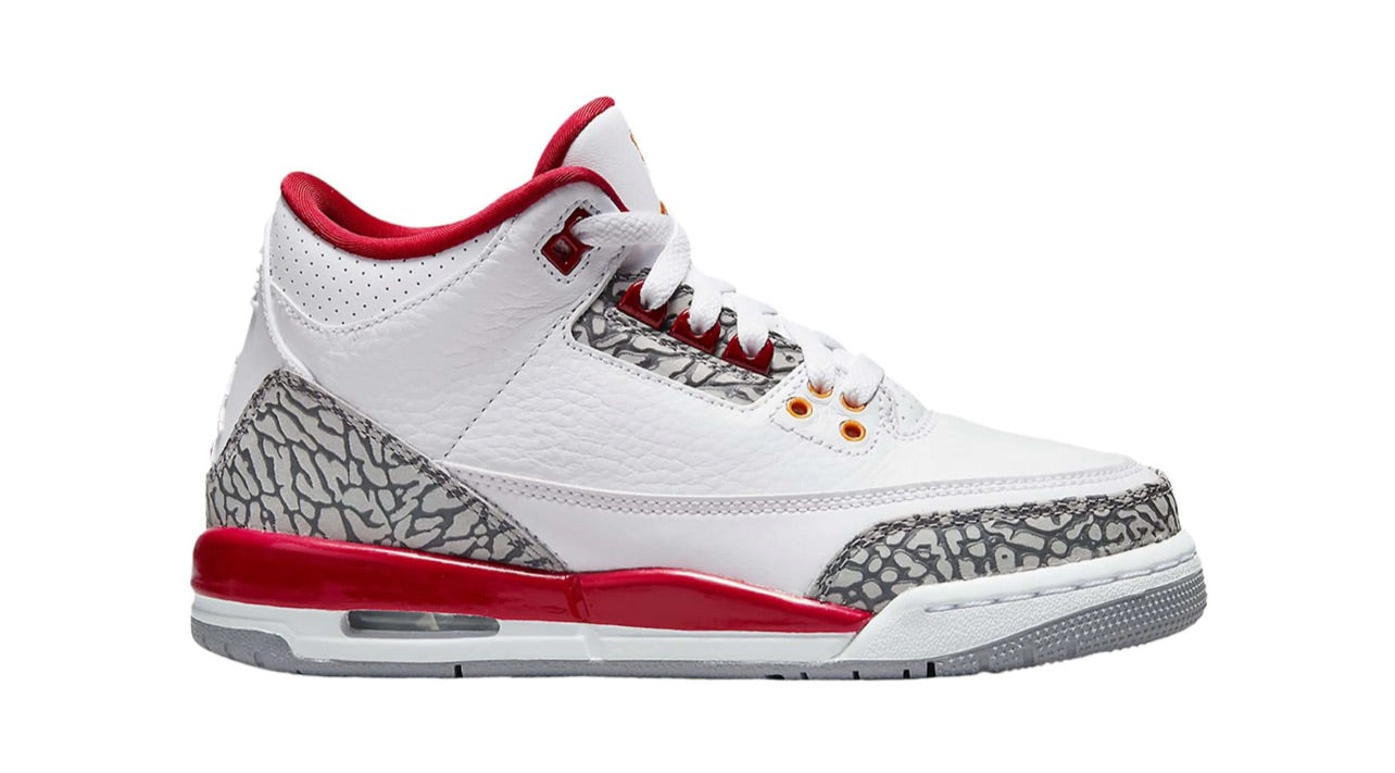 Jordan 3 Retro “Cardinal Red” (GS) - 398614 126